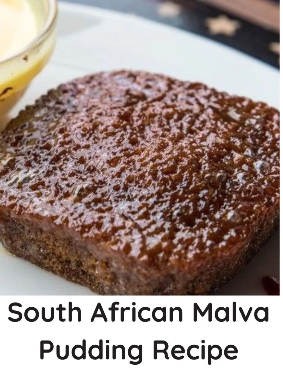 South African Malva Pudding Recipe