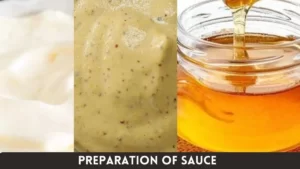 Preparation of Sauce