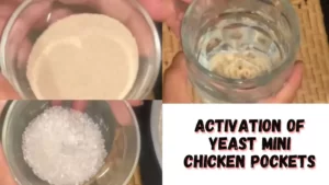 Activation of Yeast Mini Chicken Pockets